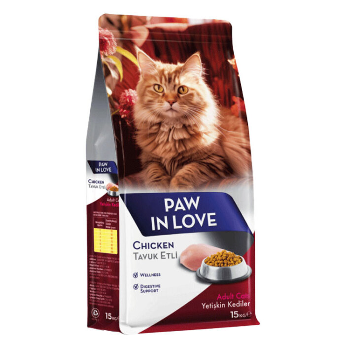 Paw In Love Yetişkin Kuru Kedi Maması Tavuk Etli 15 Kg - 2