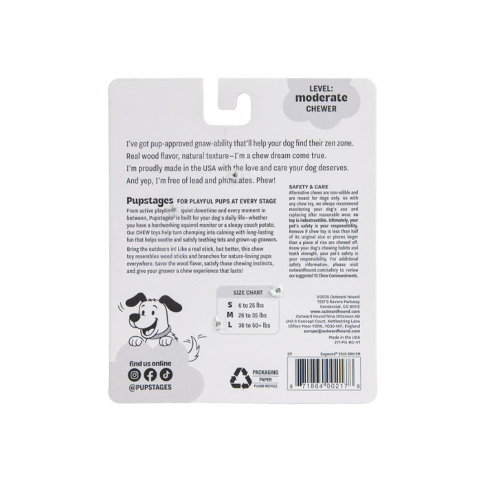 Petstages Dogwood Köpek Ahşap Çiğneme Çubuğu Small - 2
