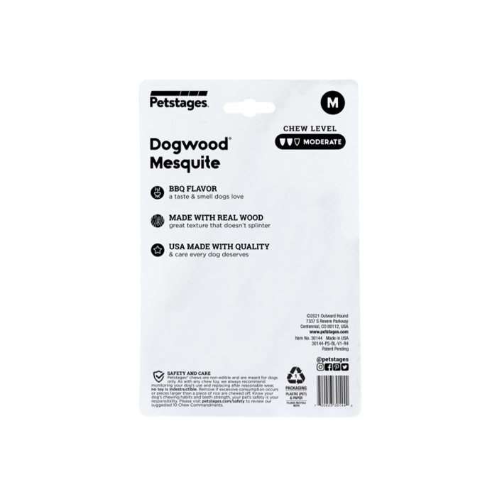 Petstages Dogwood Köpek BBQ Aromalı Ahşap Çiğneme Çubuğu Medium - 2