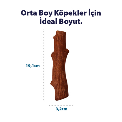 Petstages Dogwood Köpek BBQ Aromalı Ahşap Çiğneme Çubuğu Medium - 3