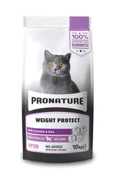 Pronature Kısırlaştırılmış Yetişkin Kuru Kedi Maması (Weight Protect) - Tavuk Etli ve Pirinçli - 10KG - Thumbnail