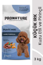 Pronature - Pronature Küçük Irk Yavru Kuru Köpek Maması (Daily Growth) - Kuzu Etli ve Pirinçli - 3KG (1)