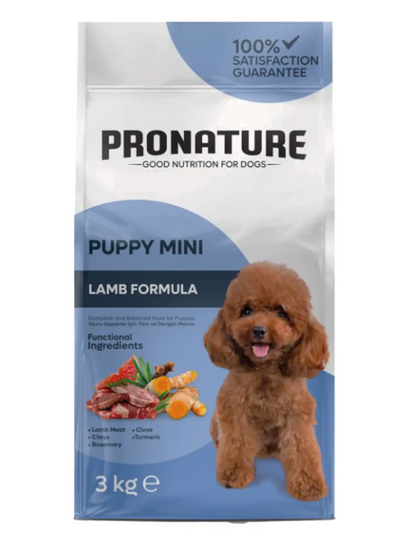 Küçük Irk Yavru Kuru Köpek Maması (Daily Growth) - Kuzu Etli ve Pirinçli - 3KG