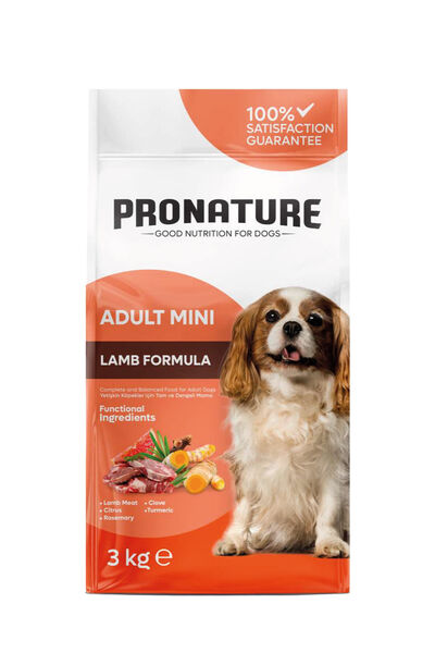 Pronature Küçük Irk Yetişkin Kuru Köpek Maması (Daily Protect) - Kuzu Etli ve Pirinçli - 3KG