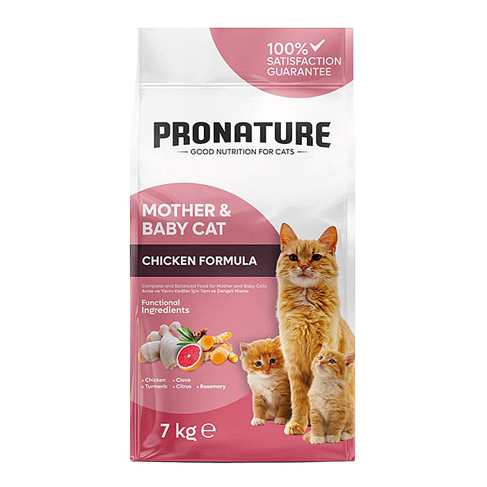 Pronature Mother & Baby Kuru Kedi Maması Tavuk Etli 7KG - 1