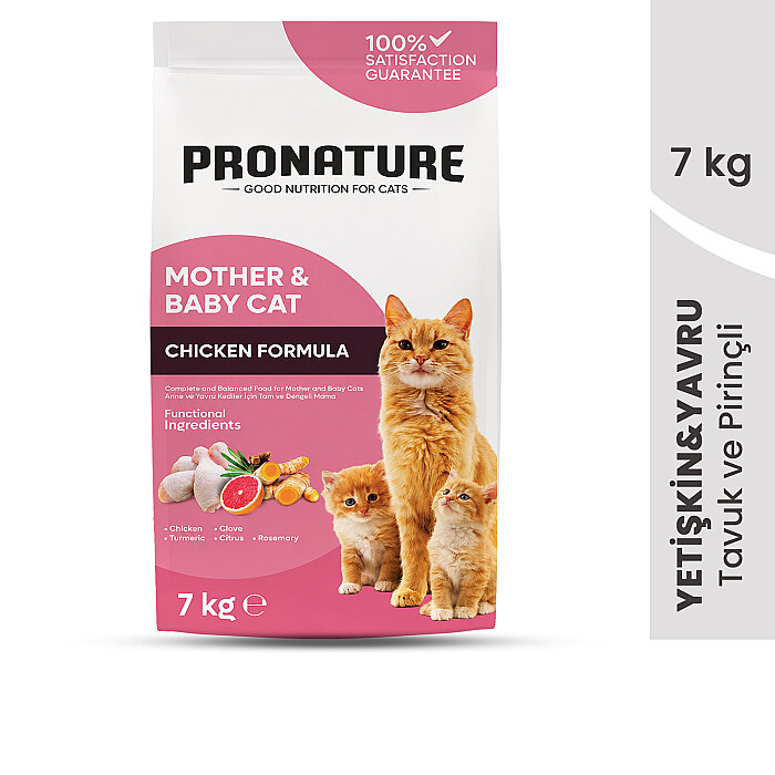 Pronature Mother & Baby Kuru Kedi Maması Tavuk Etli 7KG - 2
