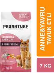 Pronature Mother & Baby Kuru Kedi Maması Tavuk Etli 7KG - Thumbnail