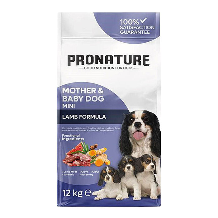 Pronature Mother & Baby Kuru Köpek Maması (Mini) Kuzu Etli 12KG - 1