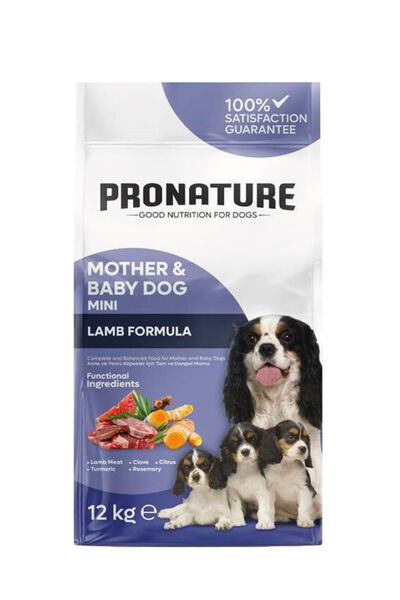 Pronature Mother & Baby Kuru Köpek Maması (Mini) Kuzu Etli 12KG