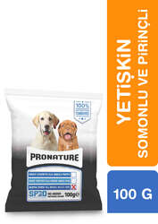 Pronature Orta ve Büyük Irk Yetişkin Kuru Köpek Maması (Derma Shine) - Somonlu ve Pirinçli - 100G - Thumbnail