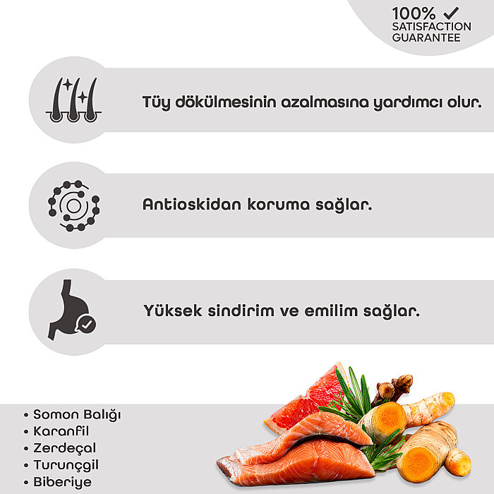 Pronature Orta ve Büyük Irk Yetişkin Kuru Köpek Maması (Derma Shine) - Somonlu ve Pirinçli - 12KG - 3