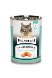 Pronature Tahılsız Kısırlaştırılmış Yaş Kedi Maması (Neutered) – Ezme Somon Balıklı - 400GR - Thumbnail