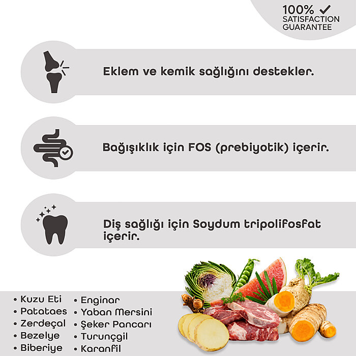 Pronature Tahılsız Yetişkin Kuru Köpek Maması (Perfect Maintenance) - Kuzu Etli Patatesli ve Enginarlı - 12KG - 3
