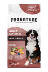 Pronature Tahılsız Yetişkin Kuru Köpek Maması (Perfect Maintenance) - Kuzu Etli Patatesli ve Enginarlı - 12KG - Thumbnail