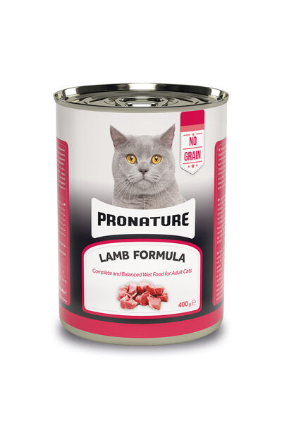 Pronature Tahılsız Yetişkin Yaş Kedi Maması (Adult) – Ezme Kuzu Etli - 400GR