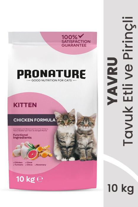 Pronature Yavru Kuru Kedi Maması (Daily Growth) - Tavuk Etli ve Pirinçli - 10KG - 2