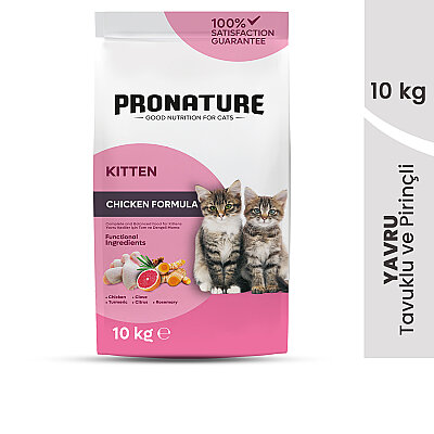 Pronature Yavru Kuru Kedi Maması (Daily Growth) - Tavuk Etli ve Pirinçli - 10KG (1)
