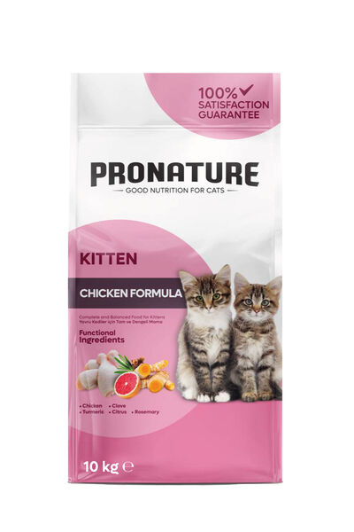 Pronature Yavru Kuru Kedi Maması (Daily Growth) - Tavuk Etli ve Pirinçli - 10KG