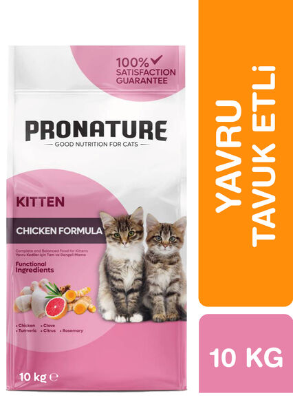 Pronature Yavru Kuru Kedi Maması (Daily Growth) - Tavuk Etli ve Pirinçli - 10KG