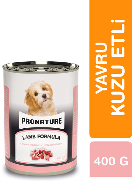 Pronature Yavru Yaş Köpek Maması (Puppy) - Kuzu Etli - 400GR