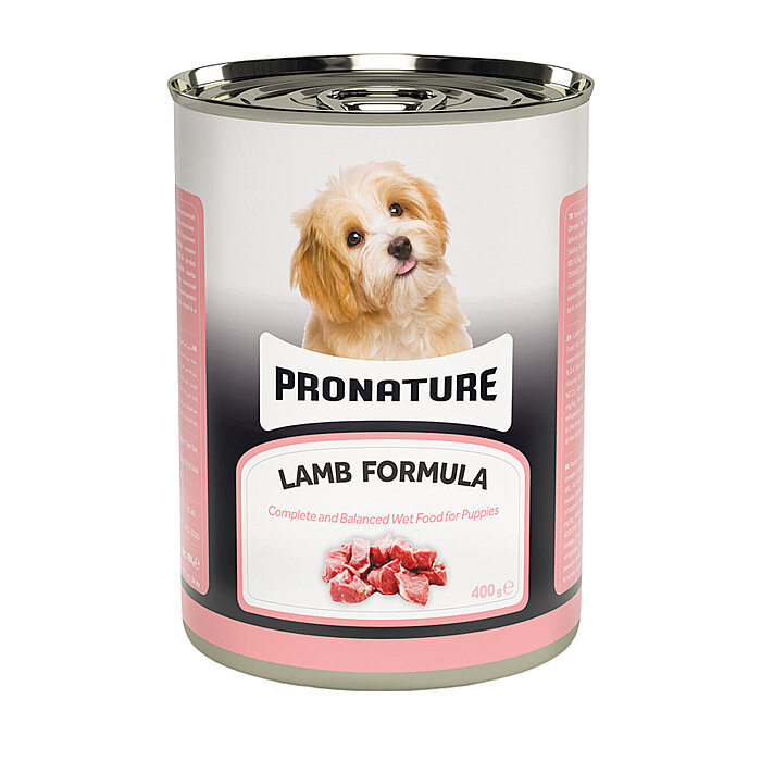 Pronature Yavru Yaş Köpek Maması (Puppy) - Kuzu Etli - 400GR