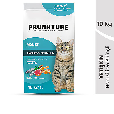 Pronature Yetişkin Kuru Kedi Maması (Daily Protect) - Hamsili ve Pirinçli - 10KG (1)