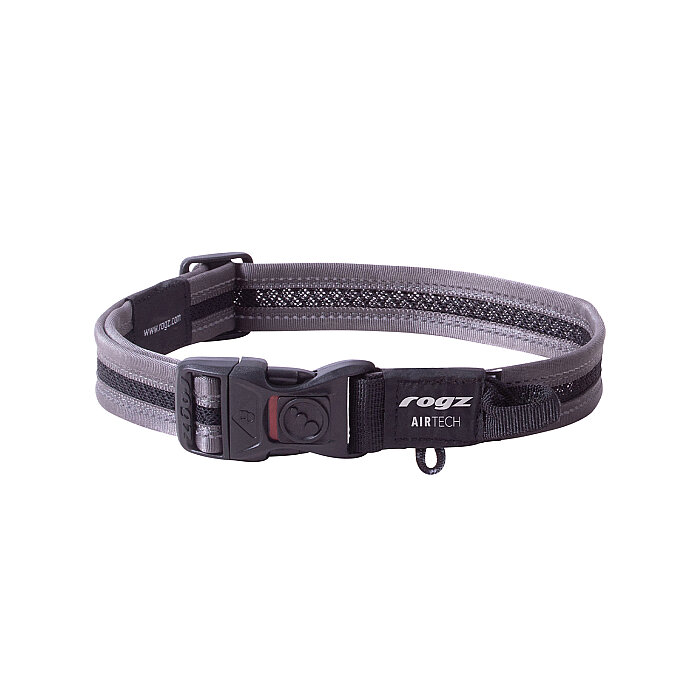 Rogz Air Tech Collar Köpek Boyun Tasması Large - Gri - 1