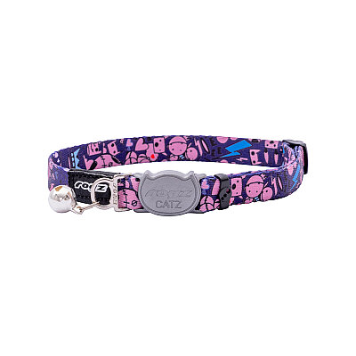 Rogz Catz Fusioncat Collar Kedi Boyun Tasması - Mor