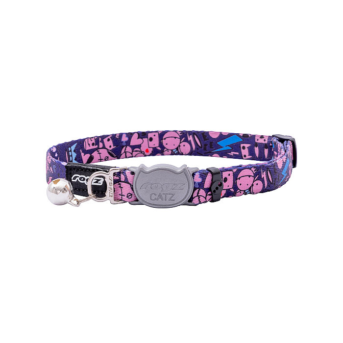 Rogz Catz Fusioncat Collar Kedi Boyun Tasması - Mor - 1