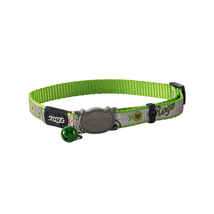 Rogz Catz Reflectocat Collar Kedi Boyun Tasması - Yeşil - 1