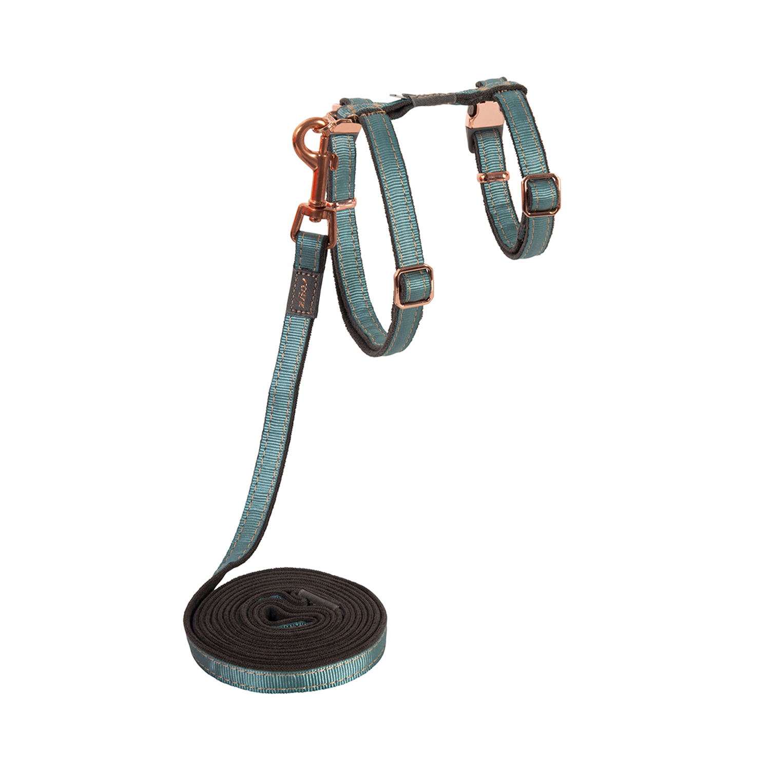 Rogz Catz Urbancat Harness+Leash Kedi Göğüs Tasması ve Gezdirme Kayışı Turkuaz