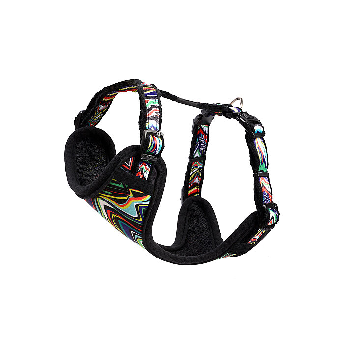 Rogz Fashion Tuig Köpek Göğüs Tasması Small - Siyah - 1