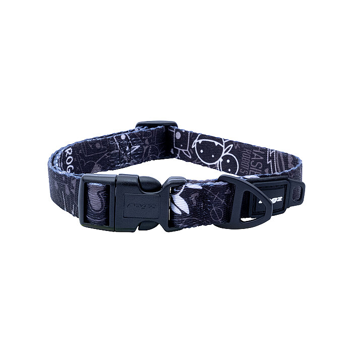 Rogz Fusion Collar Köpek Boyun Tasması Medium - Gece Siyahı - 1