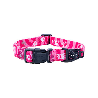 Rogz Fusion Collar Köpek Boyun Tasması Medium - Pembe - 1