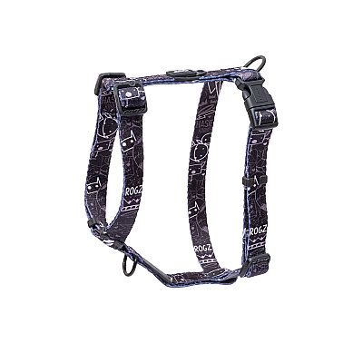 Rogz Fusion Harness Köpek Göğüs Tasması Small - Gece Siyahı