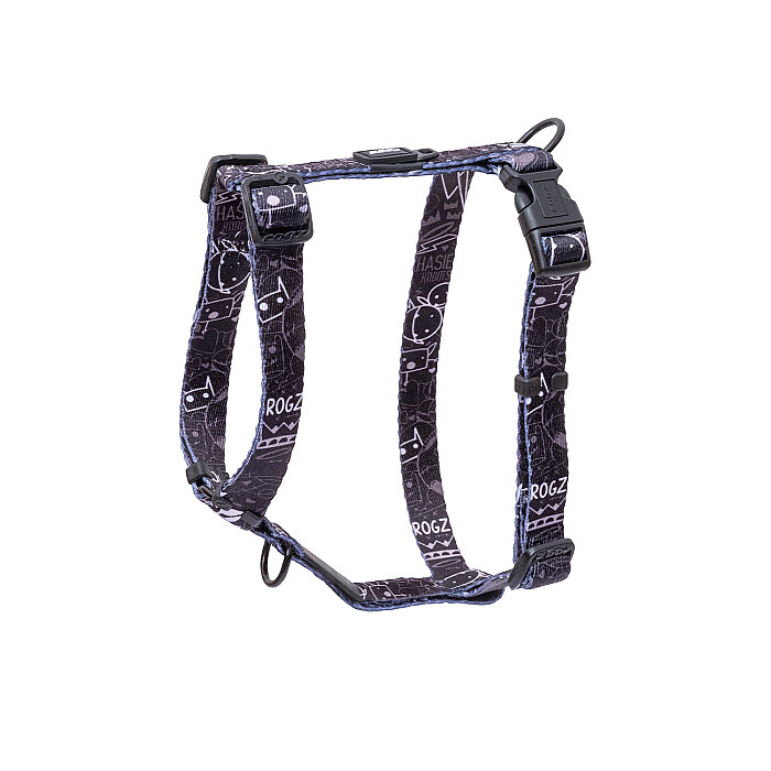 Rogz Fusion Harness Köpek Göğüs Tasması Small - Gece Siyahı - 1