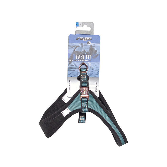 Rogz Urban Fast Fit Tuig Köpek Göğüs Tasması Small - Turkuaz - 2