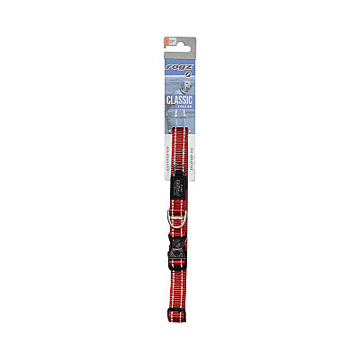 Rogz Utility Collar Köpek Boyun Tasması Large - Kırmızı (1)