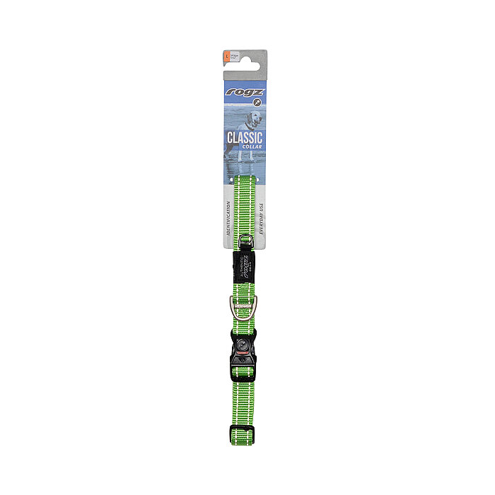 Rogz Utility Collar Köpek Boyun Tasması Large - Yeşil - 2