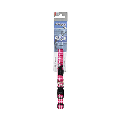 Rogz Utility Collar Köpek Boyun Tasması Medium - Pembe (1)