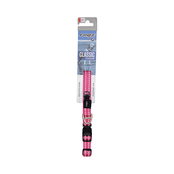 Rogz Utility Collar Köpek Boyun Tasması Medium - Pembe - 2