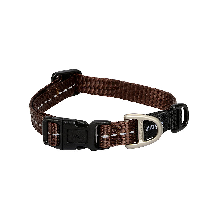 Rogz Utility Collar Köpek Boyun Tasması Small - Kahverengi - 1