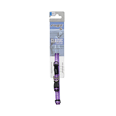 Rogz Utility Collar Köpek Boyun Tasması Small - Mor (1)