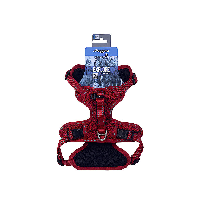 Rogz Utility Explore Harness Köpek Göğüs Tasması Small - Kırmızı - 2