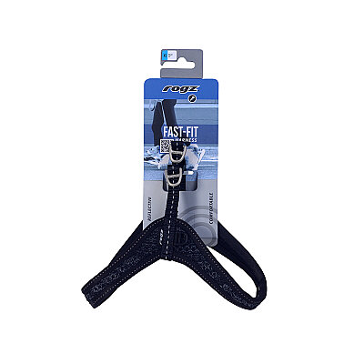 Rogz Utility Fast Fit Harness Köpek Göğüs Tasması Xsmall - Siyah (1)