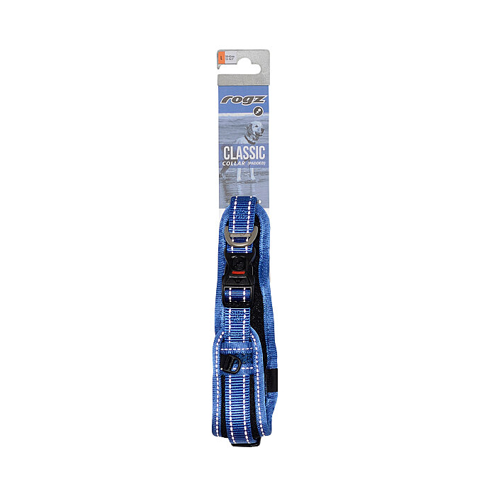 Rogz Utility Padded Collar Köpek Boyun Tasması Large - Mavi - 2