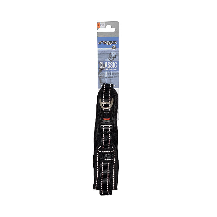 Rogz Utility Padded Collar Köpek Boyun Tasması Large - Siyah - 2