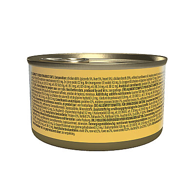 Schesir After Dark Tavuk Et Suyunda Yetişkin Kedi Konservesi 80g (1)
