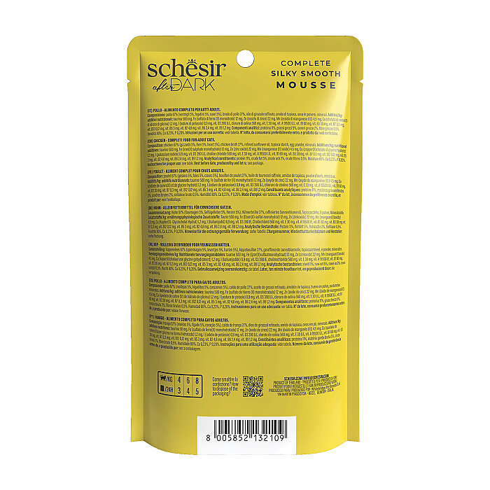 Schesir After Dark Tavuk Mus Yetişkin Kedi Pouch 80g - 2