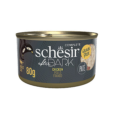 Schesir After Dark Tavuk Pate Yetişkin Kedi Konservesi 80g - 1